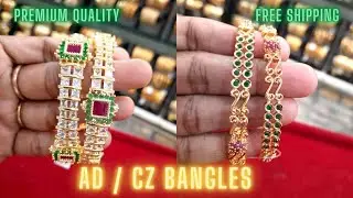 #Bangles AD CZ Bangles for weddings and parties