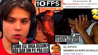 🥺Paulinho o Loko encontra Streamer de GTA RP do Pc Fraco e decide ajudar
