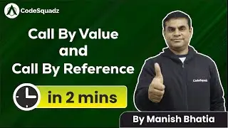 Call By Value and Call By Reference in Java | Learn with Manish Bhatia | CodeSquadz
