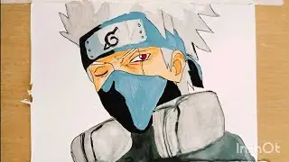 How to draw kakashi shadow step by step 