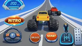 Epic Monster Truck Stunt Racing Gameplay | Impossible Tracks, Huge Ramps & Ultimate Destruction