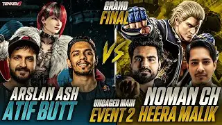 GRAND FINAL Uncaged Main Event Team (Heera, Numan) vs Team (Atif Butt, Arslan Ash)