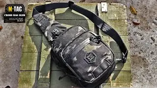 EDC сумка М-ТАС CROSS BAG SLIM ELITE HEX MULTICAM BLACK