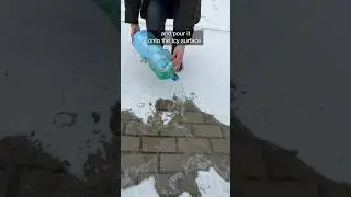 Прекратите использовать соль! Ваш тротуар останется свободным от льда всю зиму! #средстводлятаяни...