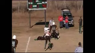 Provincial Football playoffs-Hudson Bay Riders at Clavet Cougars 2011