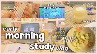 5AM STUDY VLOG🕔📑|| දවස් දෙකක උදේ වරුව📖✨||Early Morning Study Routine📚☕