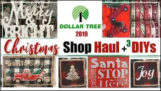 DOLLAR TREE CHRISTMAS 2019 | Dollar Tree Christmas DIY Decor + Shop With Me & Haul
