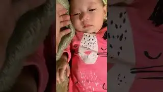 @ Cutie pie! Babyroo about to sleep😴😴💤💤😃🥲