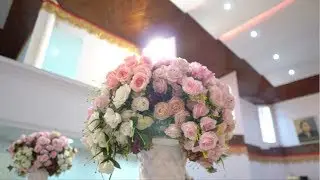 Royalty Free Footage | Flowers wedding decoration indoor | Sony a6500 + Sigma 30mm f1.4 - RPC 33