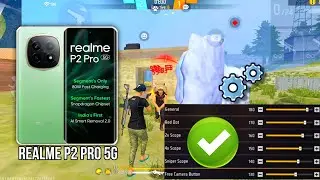 Realme P2 Pro 5G free fire sensitivity setting ⚙️ | Realme P2 Pro 5G free fire headshot setting ⚙️