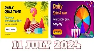 Amazon Quiz Answers Today | 11 July 2024 | @dailyquiztime #amazonfunzon