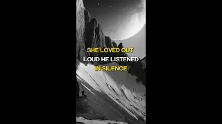 She loved out loud he listened in silence