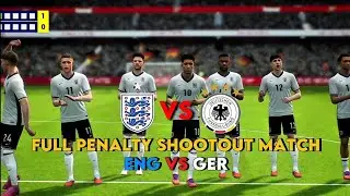 ENGLAND vs GERMANY full penalty shootout match (BELLINGHAM vs WIRTS) #video #viral