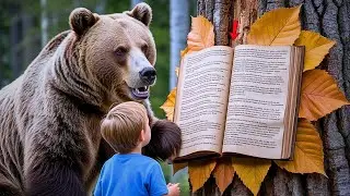 Baby Discovered Mother Bear Was Writing Encyclopedia of Forest Wisdom - What She Included Amazed Ev