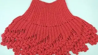Crochet : Capa - Cuello