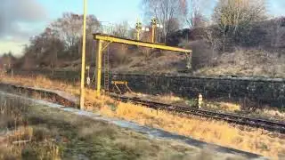 Passing Hellifield on board Class 805 Avanti West Coast 