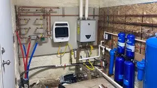 On and off grid Hydronic In-floor Heating System for Barndominium Build