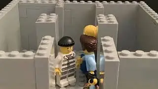 Prison escape Lego roleplay, stop motion studios