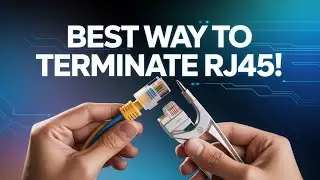 The Best Way to Terminate Ethernet Cable | Perfect RJ45 Connector Termination Tutorial and Testing