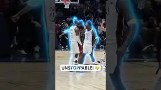 LeGold King James 👑STRONG finish by LeBron James in the CLUTCH! #shorts #lebronjames #trending