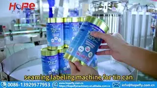 seaming labeling machine for tin can