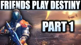 Destiny Gameplay Walkthrough BETA Part 1: Online Coop! Friends Play Destiny! 1st Mission! PS4/X1