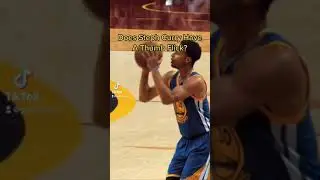 Does Stephen Curry Have A Thumb Flick?