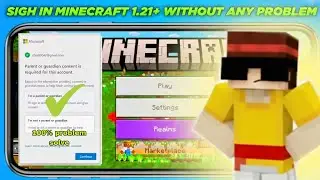2026 🔥 How to fix Parent Guardian issue in Minecraft PE - How to Sign in Minecraft PE  1.21.132.1