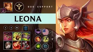 Leona Support vs Karma - NA Master Patch 26.01