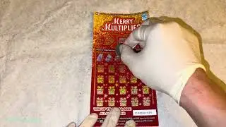 WINNER OR BUST? $10 MERRY MULTIPLIER CALIFORNIA LOTTERY SCRATCHERS SCRATCH OFF!