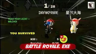 BATTLE ROYALE 1.0 - MILKCHOCO FUNNY MOMENTS