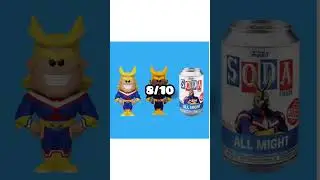 All Might from My Hero Academia funko soda Rating #shorts #myheroacademia #anime #subscribe #tiktok