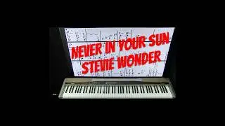 Learn To Play Piano | Never In Your Sun Stevie Wonder  #piano #onlinepianoteacher #pianoteacher
