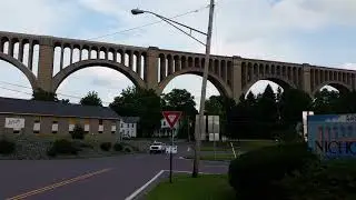 RDMVTL 16,735 ~ 8 22 2014 3 o3 {MY DL&W RR TOUR} TUNKHANNOCK VIADUCT @ NICHOLSON , PA