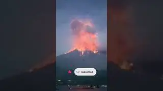 #shorts The Sakurajima Volcano Erupted on the Island of Kyushu in Japan