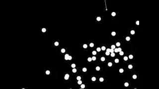 Bouncing balls example in processing with source code