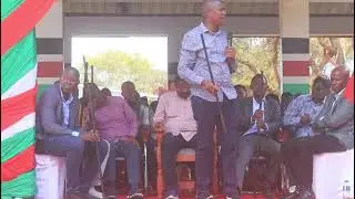 HON. MUTUSE OUTSTANDING SPEECH IN MWINGI WEST, WIPER PARTY BEDROOM.