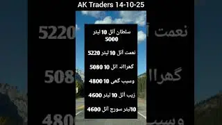 Ghee New Rates Today | Cooking Oil Price Update 2025 | Ghee Market Rate News