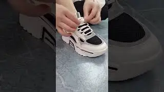 Creative ideas to lace shoes  zigzag shoes lace styles   how to lace shoes  tie shoelaces #Ep   25