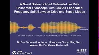 Disk Resonator Gyroscope - Low As-Fabricated Frequency Split Between Drive - Sense Modes