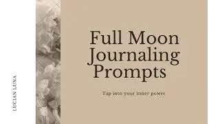 Full Moon Journaling Manifestation | INSTANT manifestation using LOA 🌕