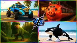 BRAINROT EXTINCTION TRANSFORMERS 🆚  BRAINROT EXTINCTION SUPERCARS  - 🎶 Tiles Hop EDM Rush