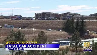 One person killed, 4 injured in car crash on Powers Boulevard Saturday