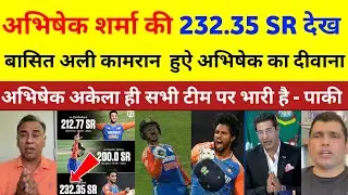 Basit Ali & Kamran Akmal getting fan of Abhishek Sharma | Ind vs Pak | Abhishek Sharma 