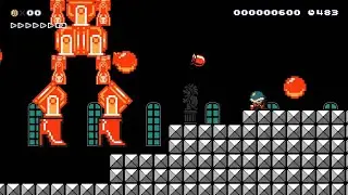 Mario Vs MecaBowzilla 2.0 by BrickBash0 🍄Super Mario Maker 2 ✹Switch✹ No Commentary #ckb