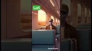 Quiet Moments on the Evening Train 🚆🌇 #alien #music #animation #peaceful #lofi