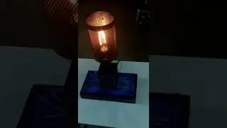 Art deco steampunk custom lamp