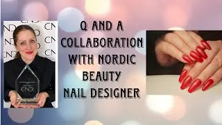 Q and A collaboration with Nordic beauty nail designer #nailart #naildesign