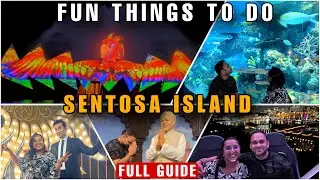 TOP THINGS TO DO IN SENTOSA ISLAND| SENTOSA ISLAND TOUR 2024 | WINGS OF TIME 😮| SINGAPORE 2024