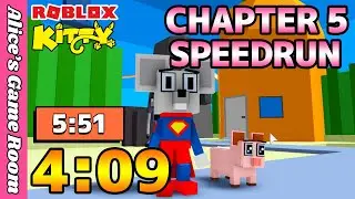【Roblox Kitty🐹🧀😼】Chapter5 BroSponge【SPEEDRUN⏱】Maybe a world record?